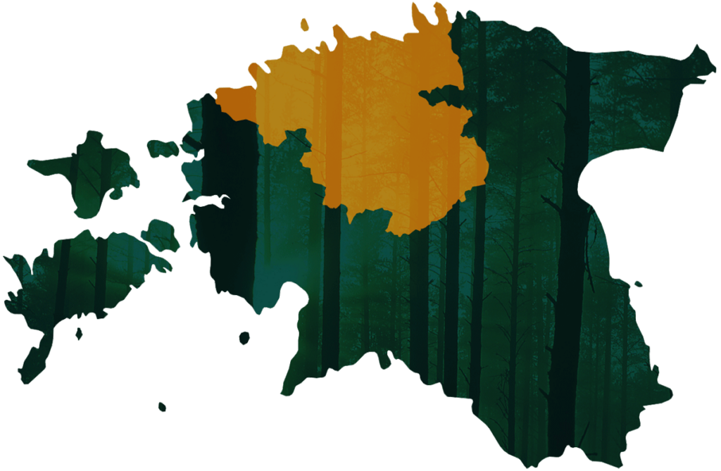 Põhja-Eesti Metsaühistu piirkonna kaart
